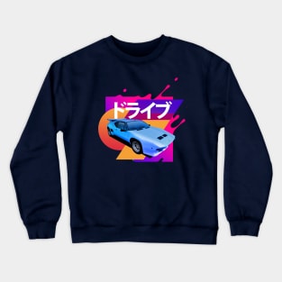 sportcar tshirt v3 Crewneck Sweatshirt